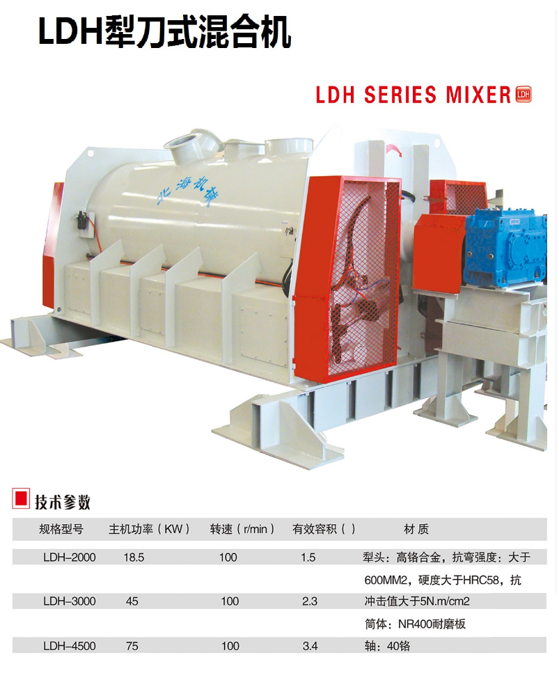 犁刀式混合機